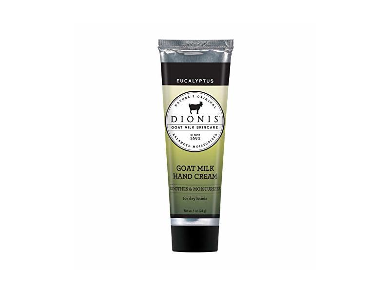 Dionis Natural Goat Milk Hand Cream, Eucalyptus, 1 oz
