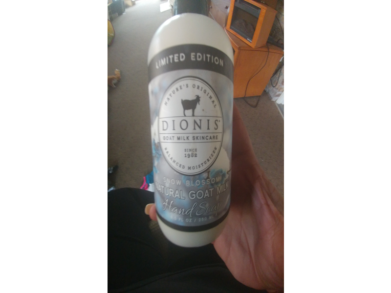 Dionis Natural Goat Milk Hand Soap, Snow Blossom, 8.5 fl oz