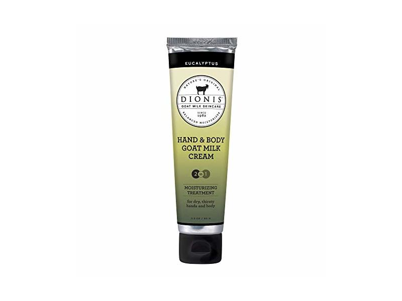 Dionis Skin Soothing Moisturizing Hand & Body Cream Mad of Goat's Milk, Eucalyptus