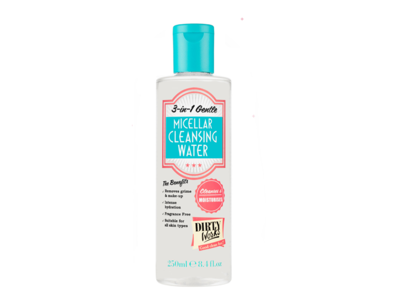 Dirty Works 3-in-1 Gentle Micellar Cleansing Water, 8.4 fl oz