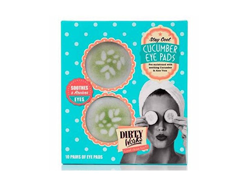 Dirty Works Stay Cool Cucumber Eye Pads, 10 Pairs