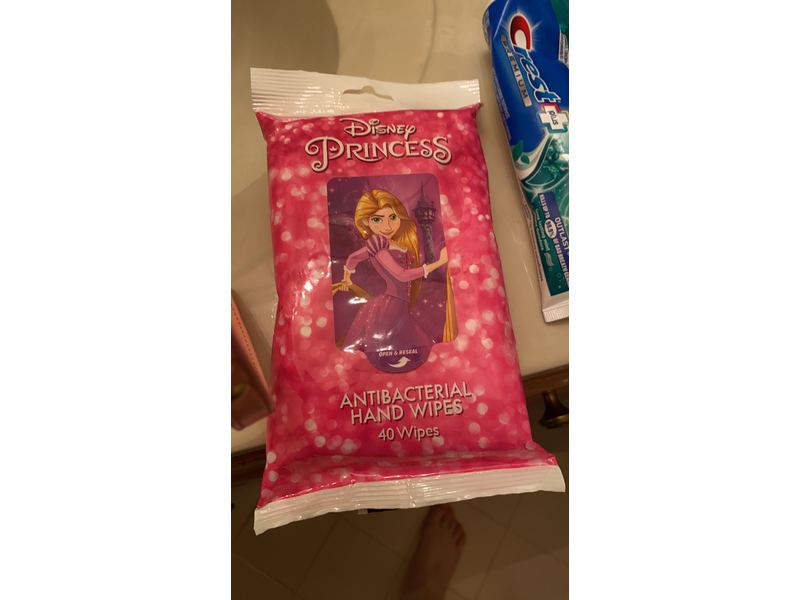 Disney Princess Antibacterial Hand Wipes, 40 Counts