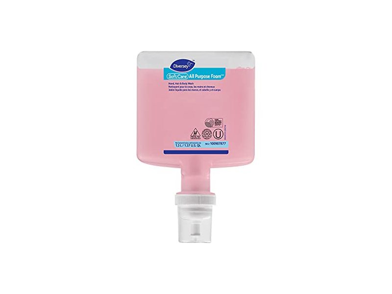 Diversey Soft Care All Purpose Foam, 1.37 L, Pack Of 6