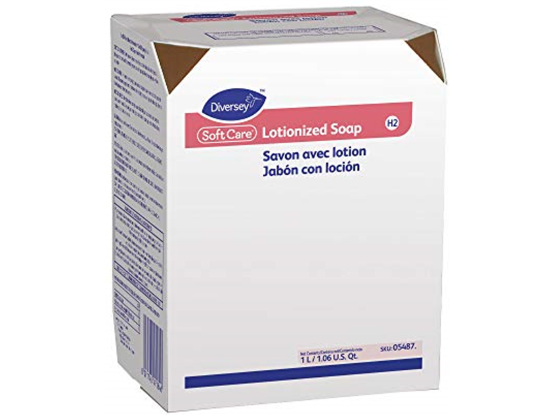 Diversey Soft Care Lotionized Soap, 1.06 oz/1 L, Pack Of 12