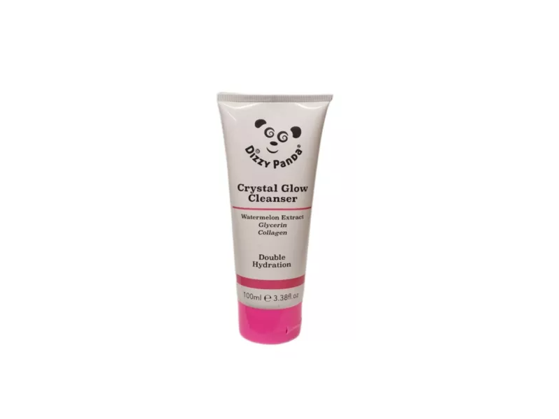 Dizzy Panda Crystal Glow Cleanser, Watermelon Extract + Glycerin & Collagen, 3.38 fl oz/100 mL