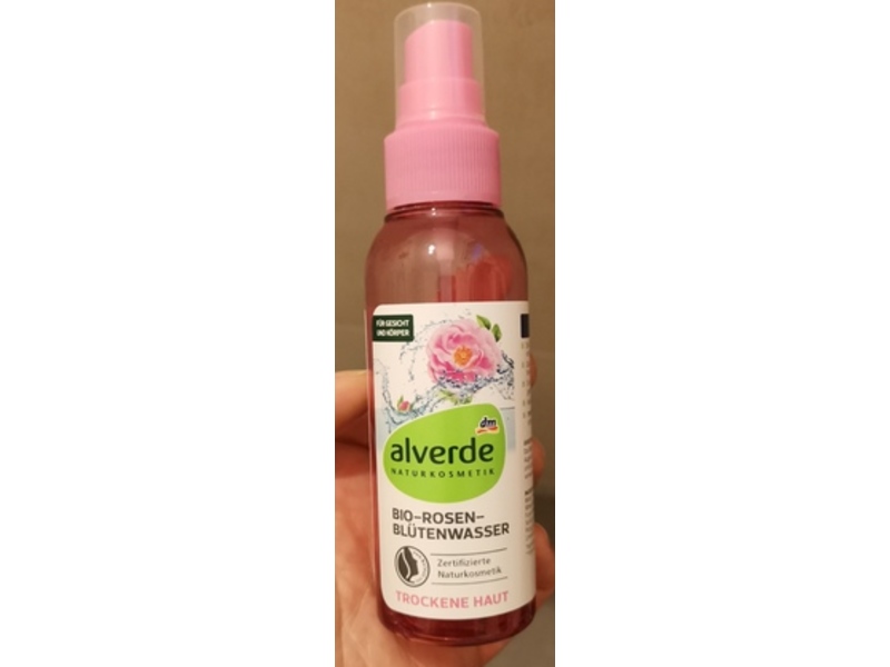 dm Alverde Natural Cosmetics Organic Rose Flower Water , 100 mL