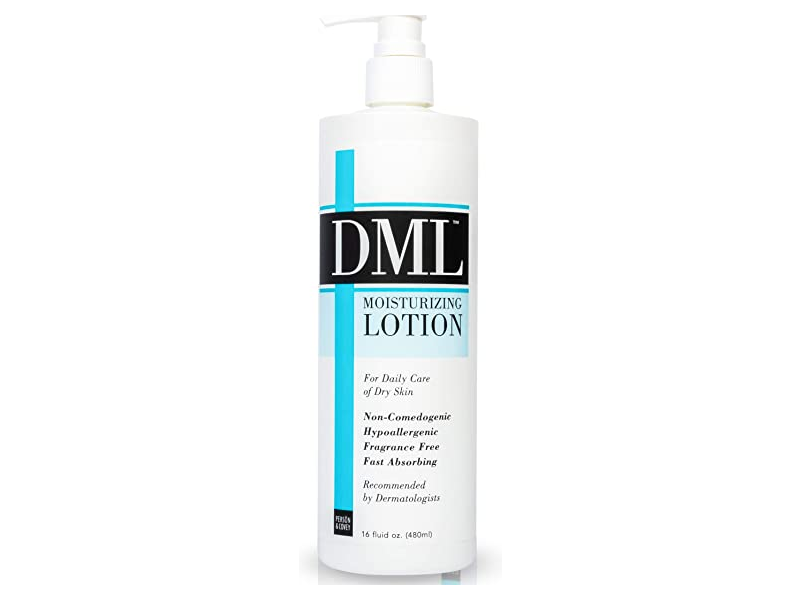 DML Moisturizing Lotion, Fragrance Free, 16 fl oz/480 mL
