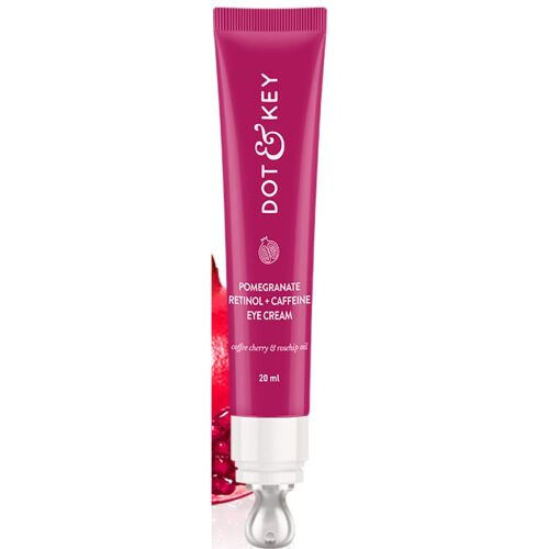 Pomegranate Retinol + Caffeine Under Eye Cream, Fades Dark Circles, Fine Lines & Wrinkles