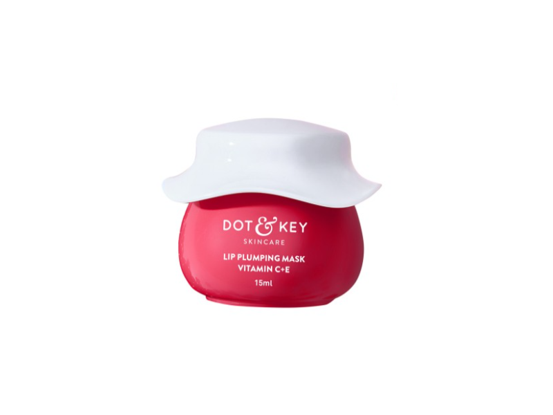 Dot & Key Lip Plumping Mask, Turmeric Oil & Lingonberry, 15 mL