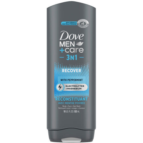 Men+care 3-in-1 (body + Face + Hair Wash) Recover With Peppermint