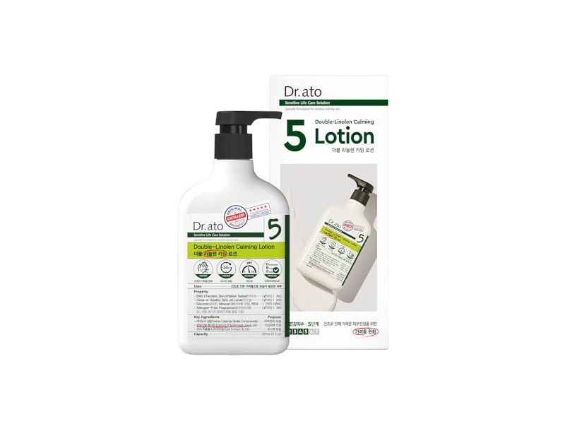 Dr.ato Skin Double-Linolen Calming Lotion, 10.4 fl oz/310 mL
