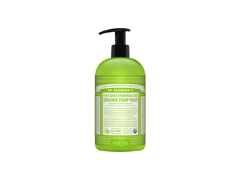 Dr Bronner Liquid Soap, Lemongrass, 12 oz