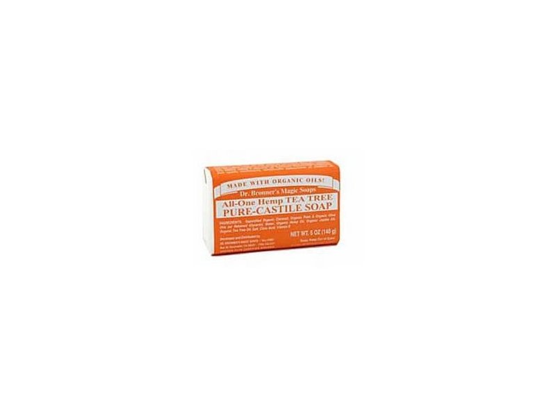 Dr. Bronner's Bar Soap Organic Tea Tree, 5 ounces