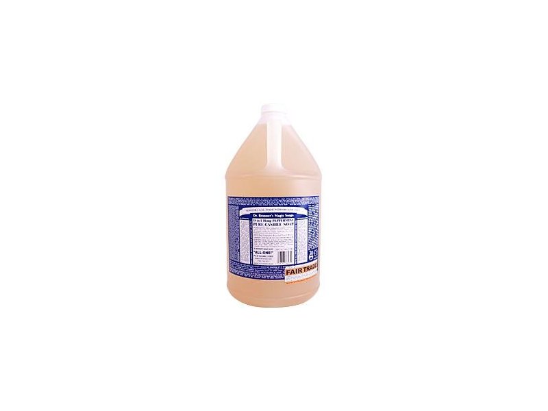 Dr. Bronner's Castile Liquid Soap, Peppermint, 1 Gal