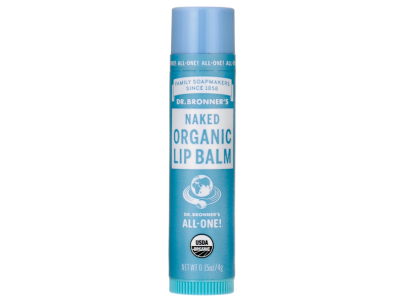 Dr. Bronner's Naked Organic Lip Balm, .15 oz