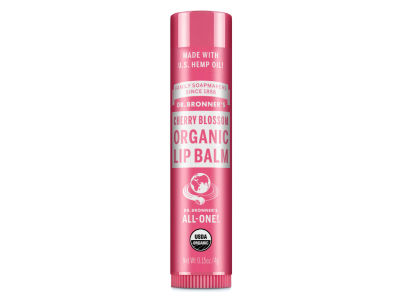 Dr. Bronner's Organic Lip Balm, Cherry Blossom, 4 g