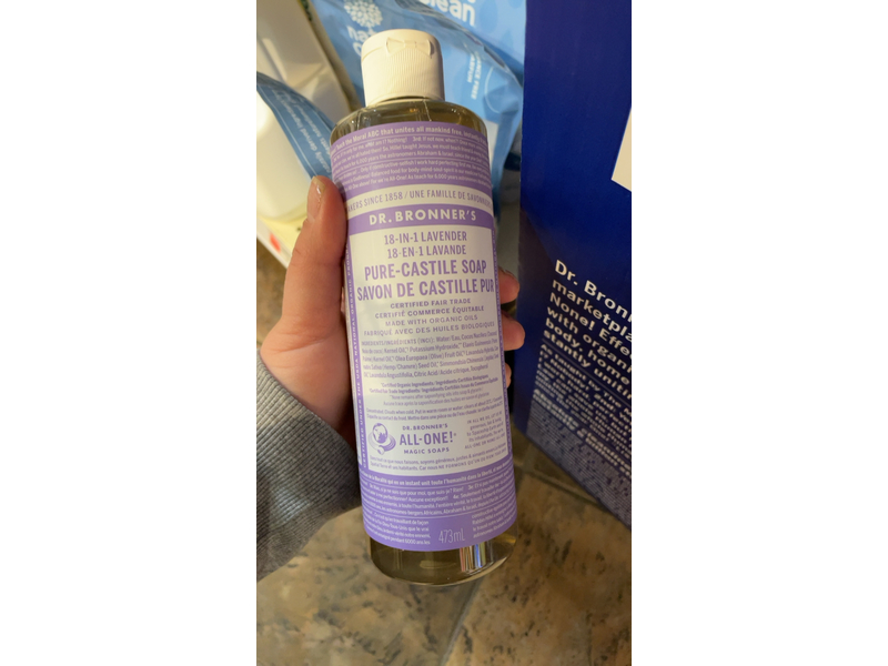 Dr Bronner's Pure - Castile Soap, 18 - In - 1 Lavender, 473 mL