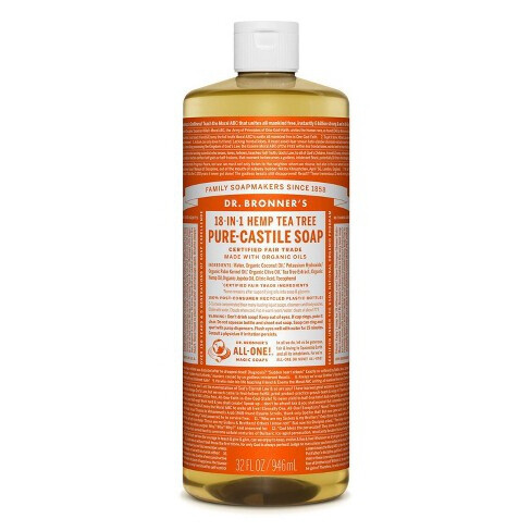 18 In 1 Hemp Tea Tree Pure-Castile Soap
