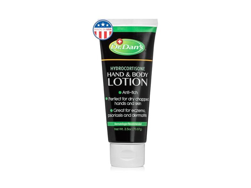 Dr. Dan's Hydrocortisone Hand & Body Lotion, 2.5 oz/70.87 g
