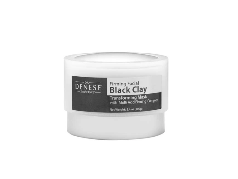 Dr. Denese Firming Facial Black Clay Mask, 3.4 oz