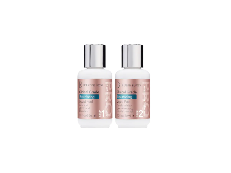 Dr. Dennis Gross Clinical Grade Resurfacing Liquid Peel, Step 1 and Step 2