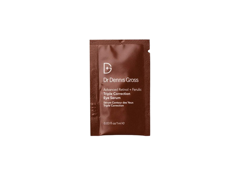 Dr Dennis Gross Triple Correction Eye Serum, Advanced Retinol + Ferulic, 0.03 fl oz/1 mL