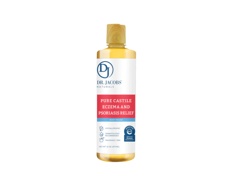 Dr. Jacobs Naturals Castile Soap for Eczema and Psoriasis, 16 oz