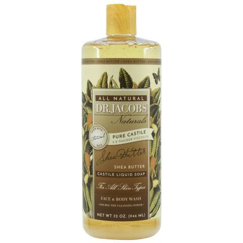 Pure Castile Liquid Soap - Shea Butter (Organic Fair Trade)