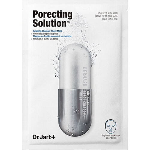 Porecting Solution Bubbling Charcoal Sheet Mask