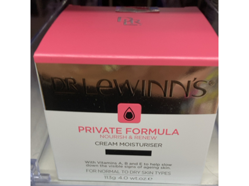 Dr. Lewinn's Private Formula Nourish & Renew Cream Moisturiser, 4.0 oz/113 g