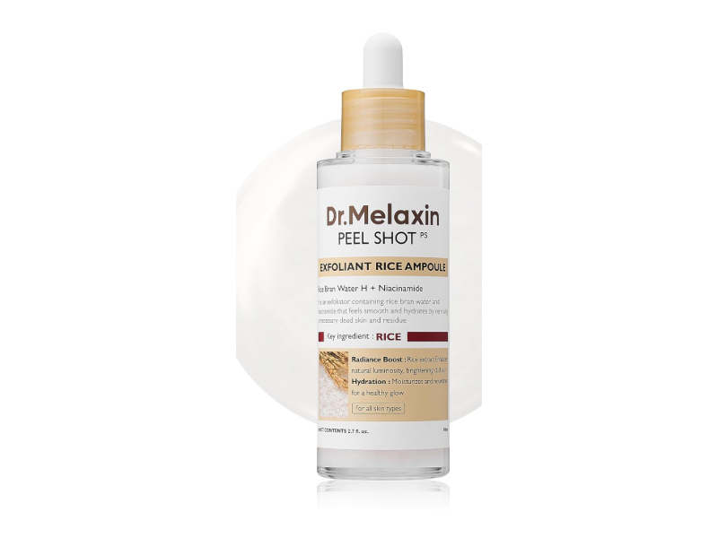 Dr.Melaxin Peel Shot Exfoliant Rice Ampoule, 80 mL