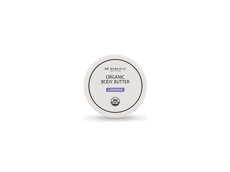 Dr. Mercola: Organic Natural Body Butter, Lavender 4 oz