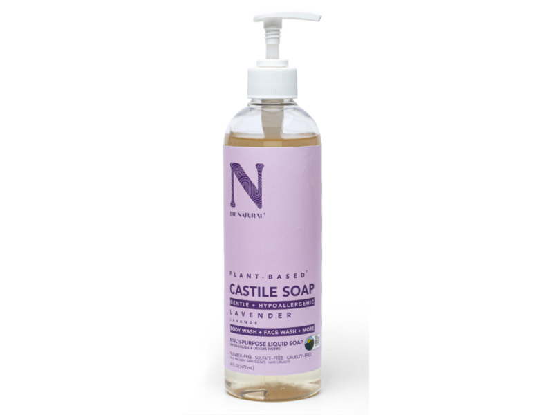 Dr. Natural Multi-Purpose Castile Soap, Lavender, 16 fl oz/473 mL