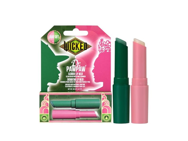 Wicked x Dr. PawPaw Lip Balm Duo, Enchanting & Glimmer, 0.1 fl oz/3 mL, Pack Of 2