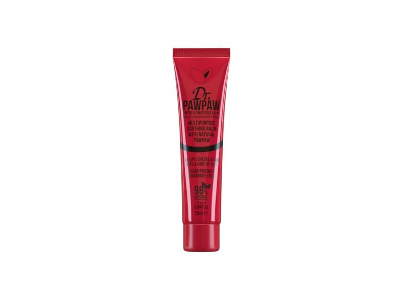 Dr.PawPaw Tinted Ultimate Multi-Purpose Red Soothing Balm, Natural Pawpaw, 0.84 fl oz/25 mL