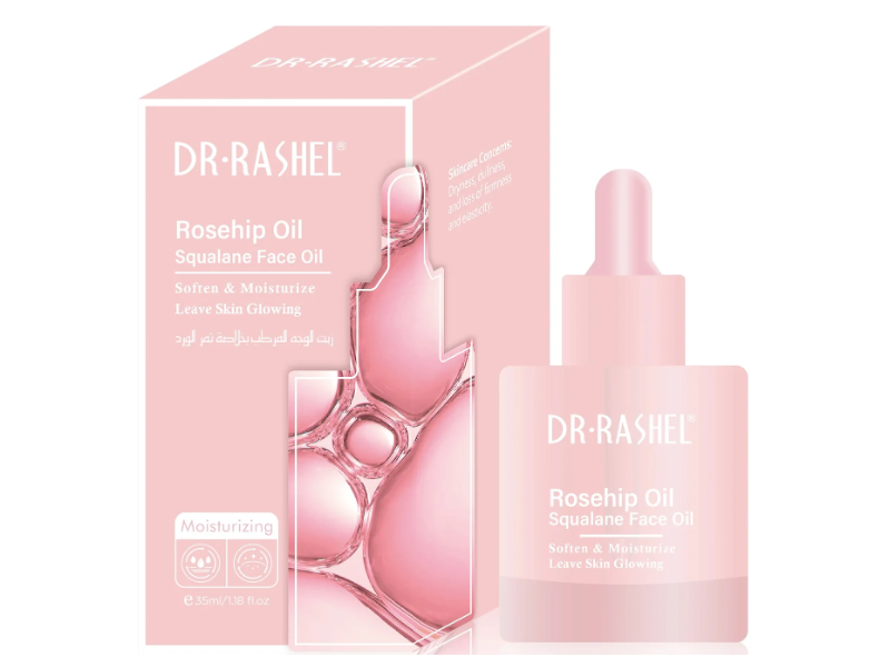 Dr. Rashel Rosehip Oil Squalane Face Oil, 1.18 fl oz/35 mL
