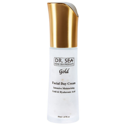 Facial Day Cream Intensive Moisturizing Gold And Hyaluronic Acid