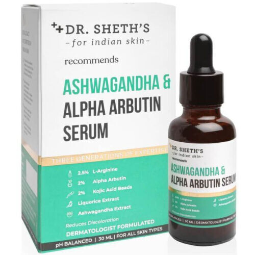 Ashwagandha & Alpha Arbutin Serum