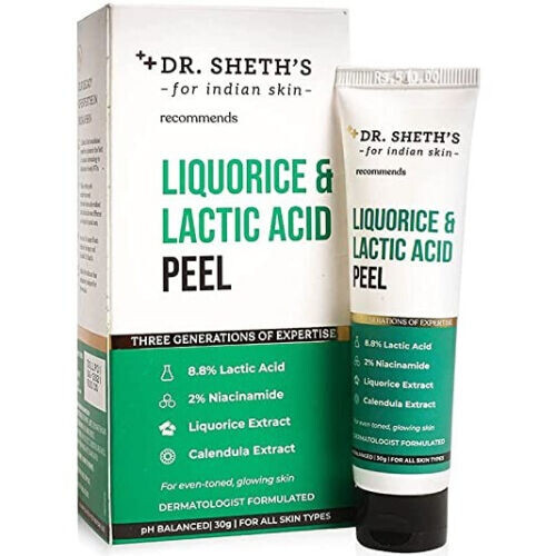 Liquorice & 8.8% Lactic Acid (AHA) Chemical Peel