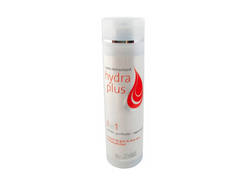 Dr. Soleil Lapte Demachiant Hydra Plus 3-In-1, 250 ml