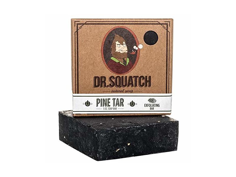 Dr. Squatch Pine Tar Exfoliating Bar, 5 oz