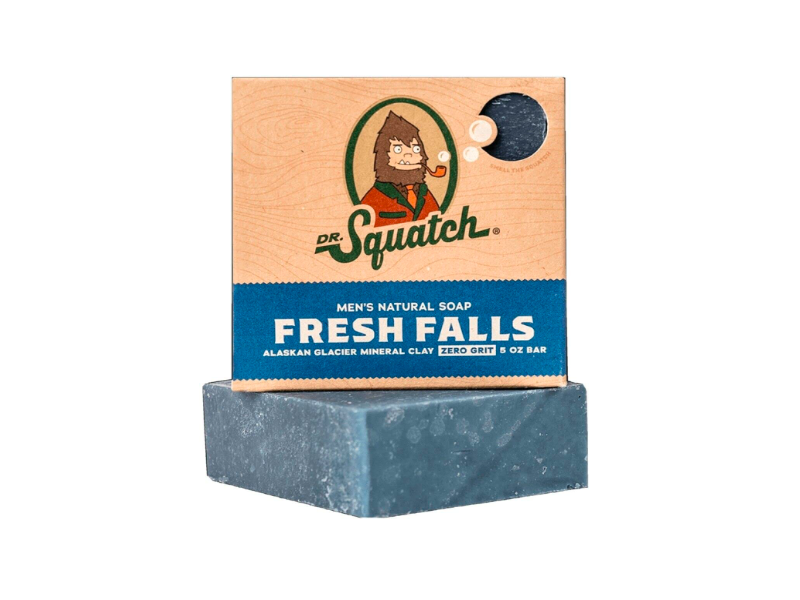 Dr. Squatch Fresh Falls Men's Natural Soap, 5 oz