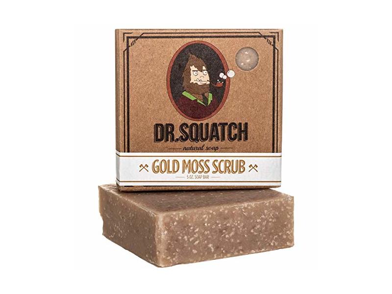 Dr. Squatch Mens Natural Bar Soap, Gold Moss, 5 oz
