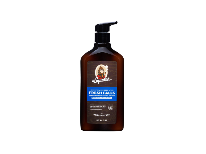 Dr. Squatch Natural Hand & Body Lotion, Fresh Falls, 10.0 fl oz/295 mL