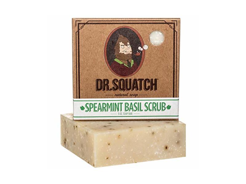 Dr.Squatch Spearmint Basil Scrub, 5 oz