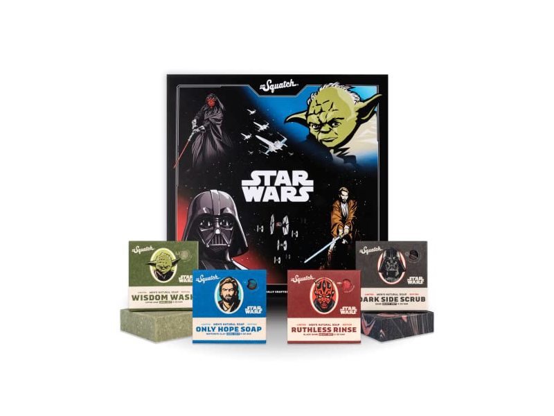 Dr. Squatch Star Wars Collectors Edition Men's Natural Bar Soap, 4 Bars