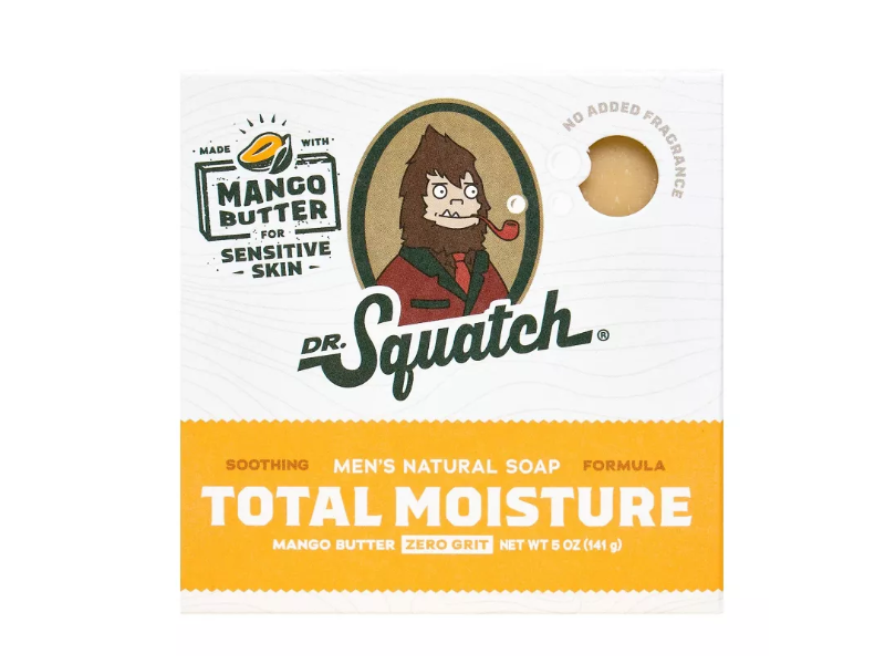 Dr. Squatch Total Moisture Bar Soap, Mango Butter, 5 oz/141 g, Pack Of 3