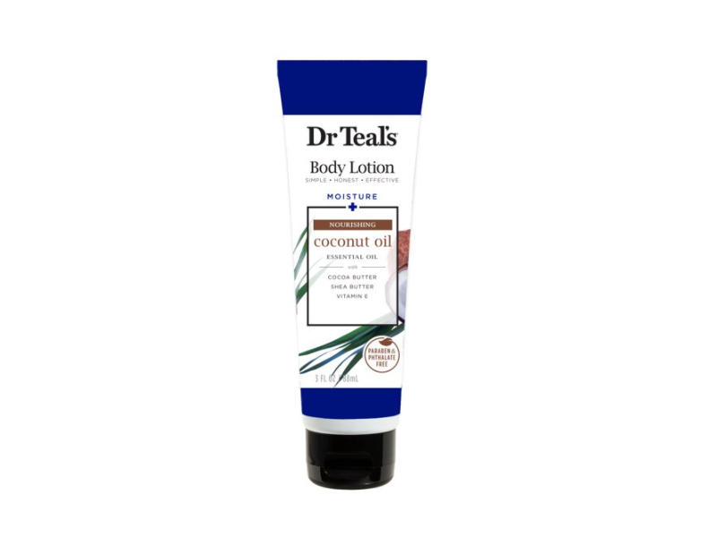 Dr Teal's Body Lotion Moisture + Nourishing Coconut Oil, 88 mL/3 fl oz