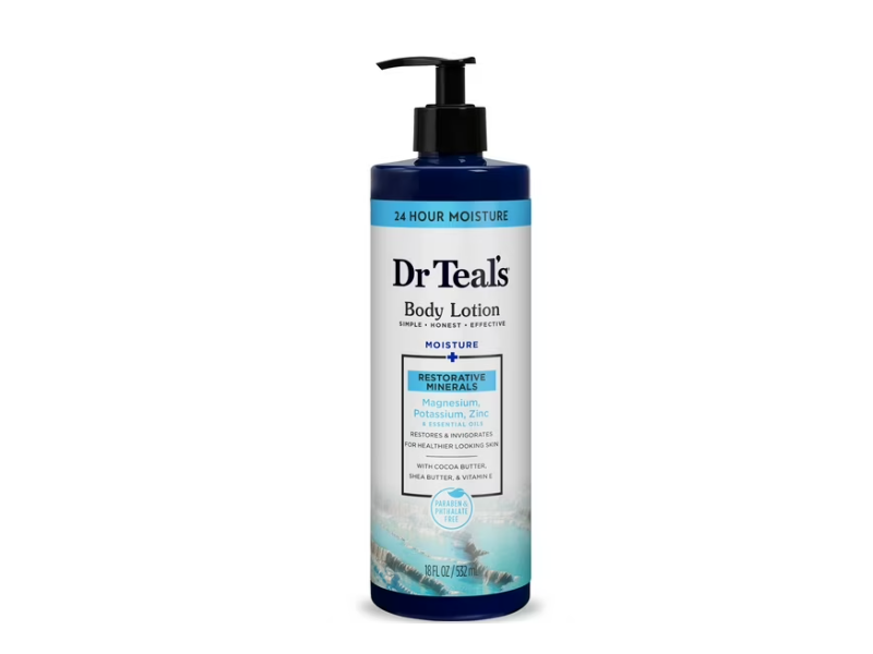 Dr Teal's Body Lotion, Restorative Minerals, 18 fl oz/532 mL