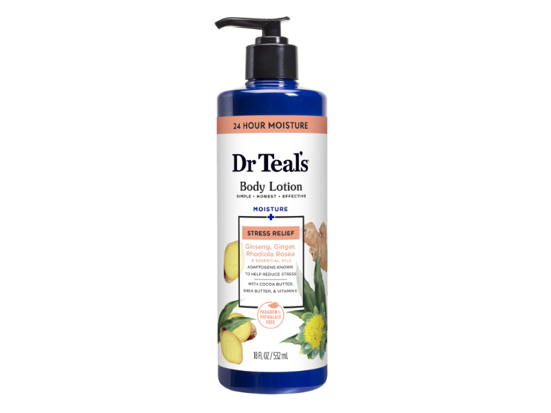 Dr Teal's Body Lotion, Stress Relief, 18 fl oz/532 mL